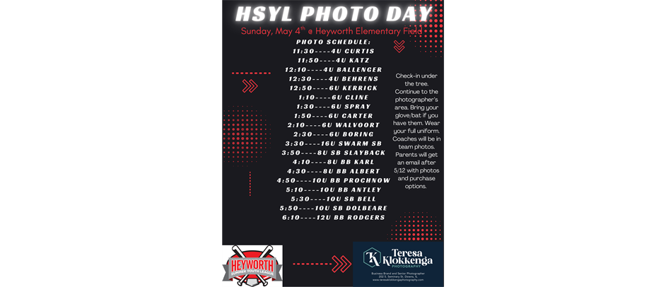HSYL Photo Lineup