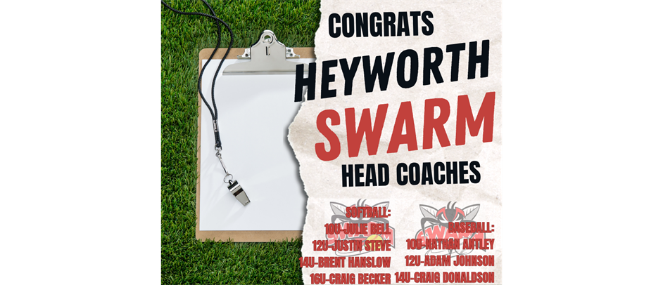 Heyworth Swarm Head Coaches Named