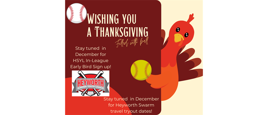 Happy Thanksgiving from HSYL!